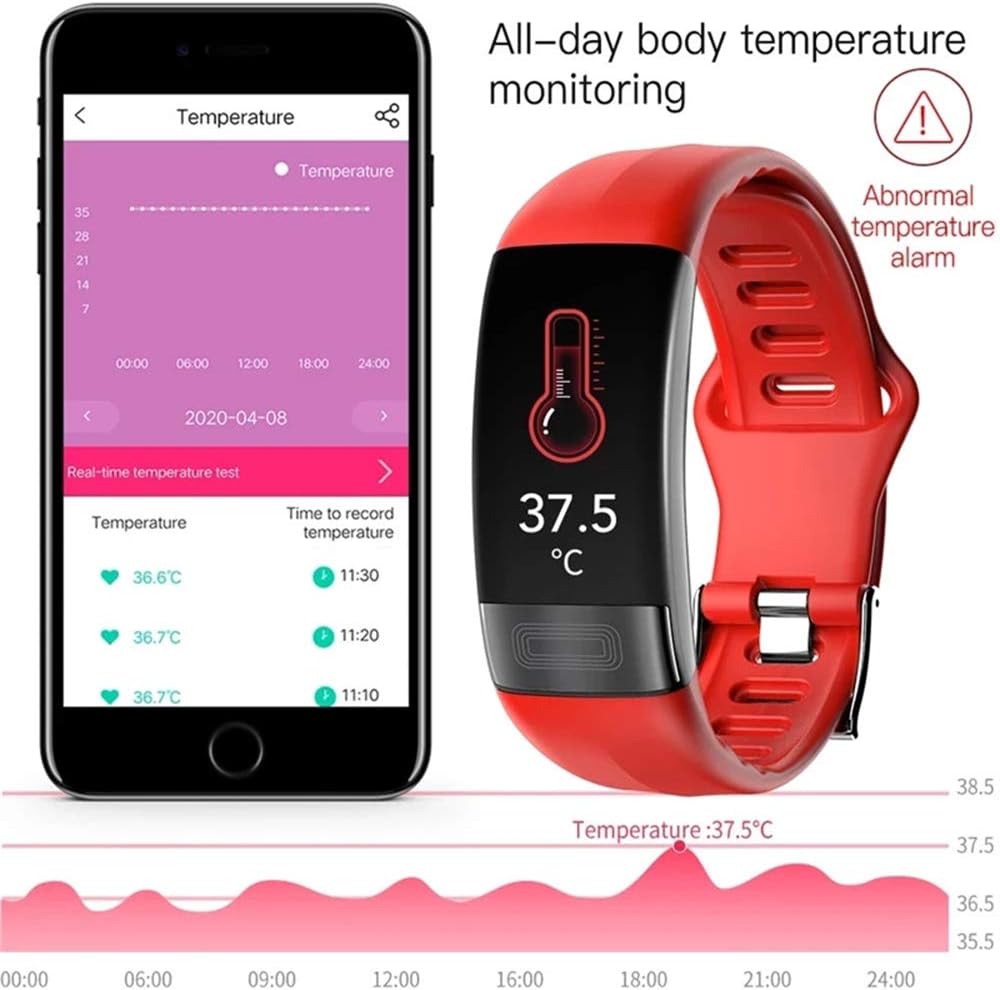Smartwatch with Blood Pressure and EKG Monitoring, Heart Rate Tracking | elesira
