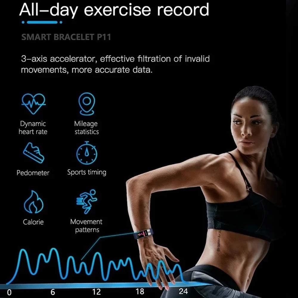 Smartwatch with Blood Pressure and EKG Monitoring, Heart Rate Tracking | elesira