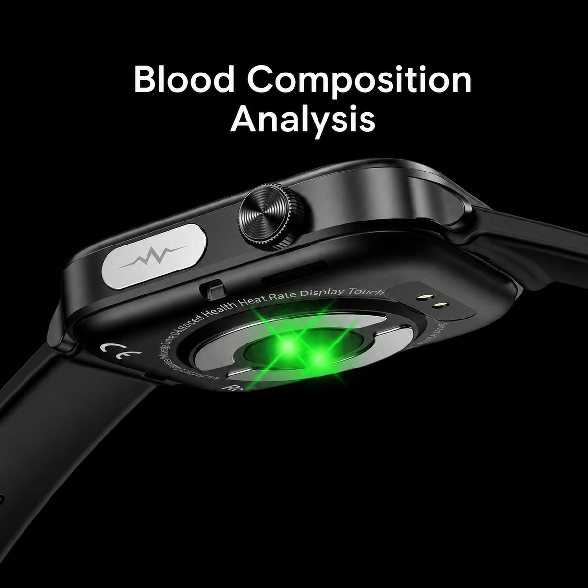 Smartwatch with SOS Emergency Alert and Fall Detection - Heart Rate, Oxygen, and Activity Monitoring - Bluetooth and Waterproof | elesira