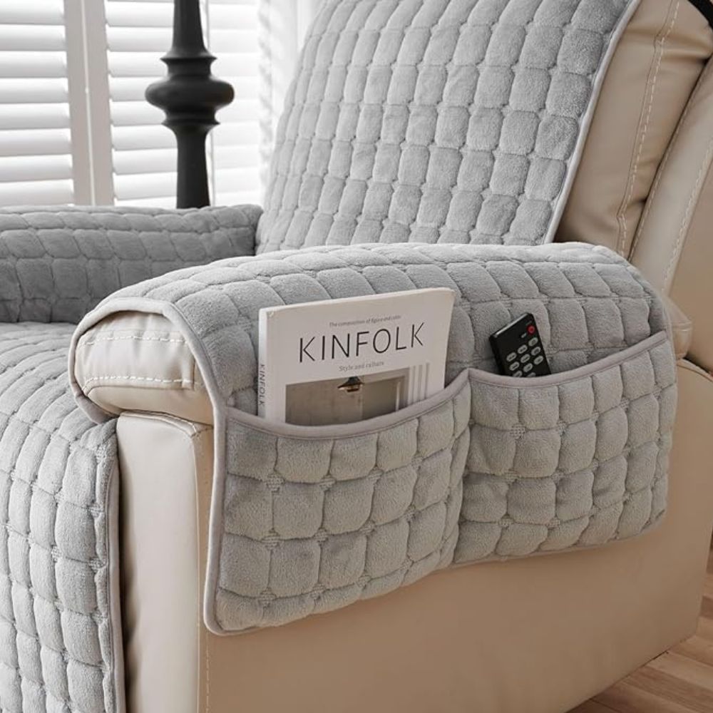 SleekGuard - Stretchable Microfiber Recliner Cover for Ultimate Protection | elesira
