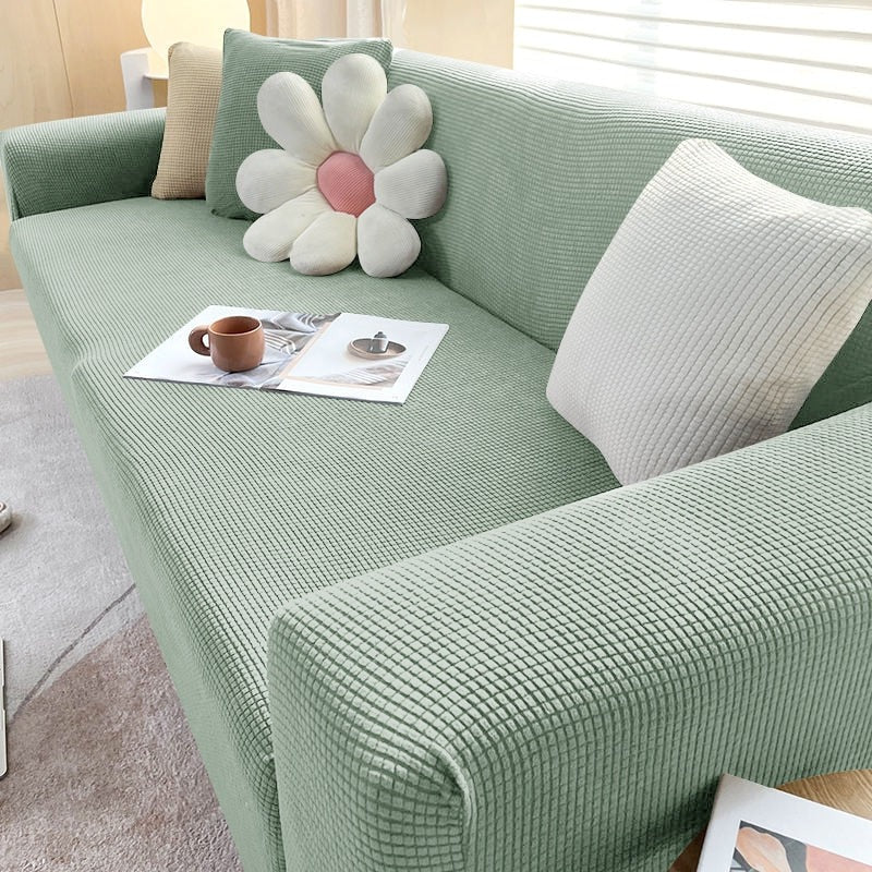 Versatile Elastic Sofa Protector – Washable Furniture Shield | elesira