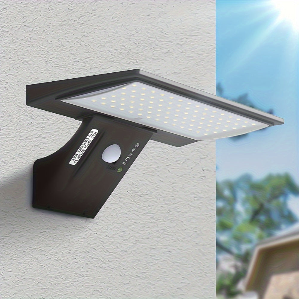 מנורת קיר LED סולארית עם שלט רחוק למצבי תאורה – עמידה בפני מזג האוויר | elesira
