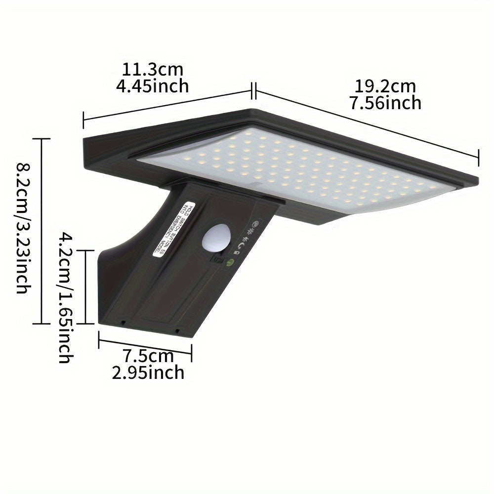 מנורת קיר LED סולארית עם שלט רחוק למצבי תאורה – עמידה בפני מזג האוויר | elesira