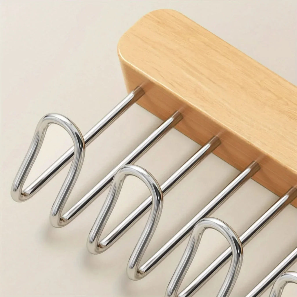 Schiebestange für Schals und Krawatten – platzsparender Kleiderschrank-Organizer | elesira