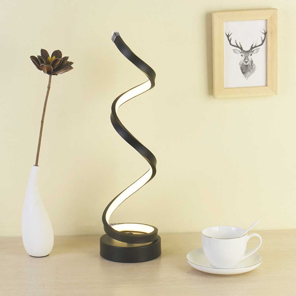 Radiance Spiral LED-lampa – Modern dimbar bordslampa | elesira