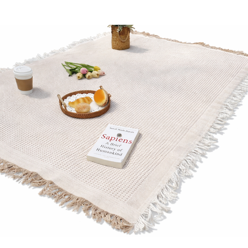 Vattentät utomhusfilt 180x180 cm – hopfällbar för picknick | elesira