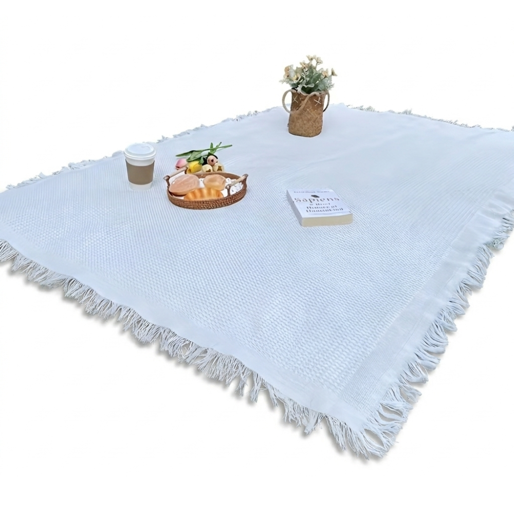 Vattentät utomhusfilt 180x180 cm – hopfällbar för picknick | elesira