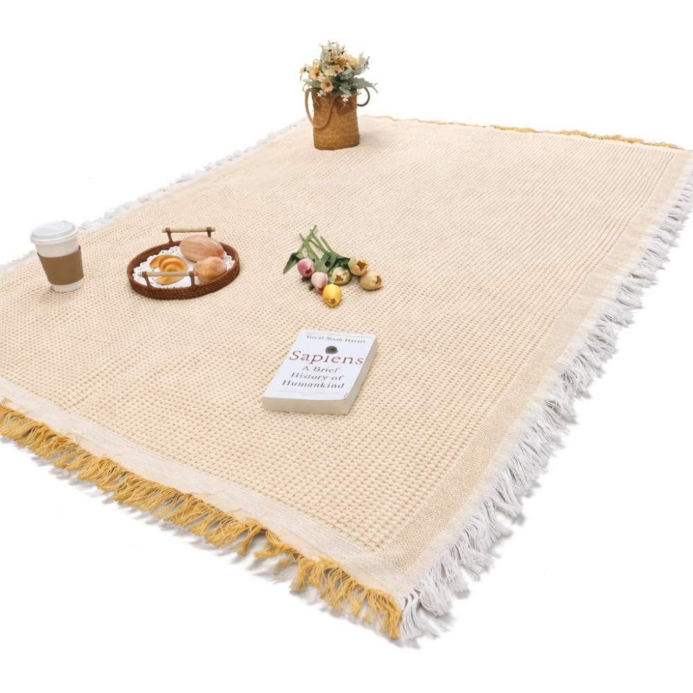 Vattentät utomhusfilt 180x180 cm – hopfällbar för picknick | elesira