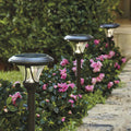 Spots solaires étanches sur piquet pour la décoration du jardin | elesira