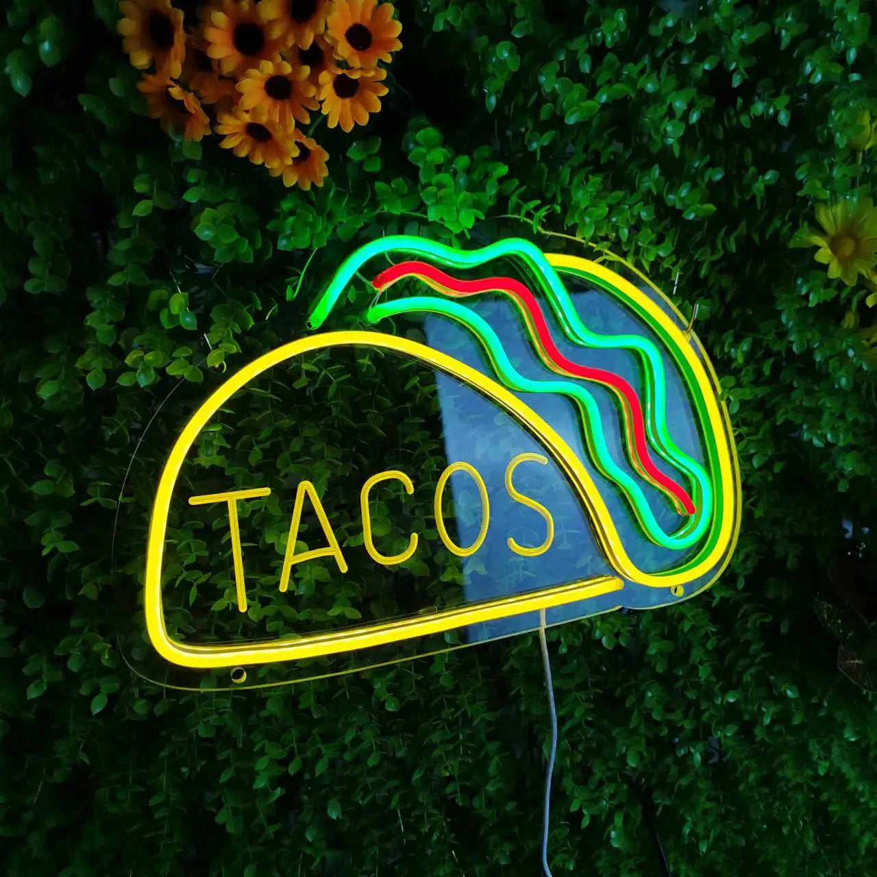 QuickBite - Fast Food Neon Sign Night Light | elesira