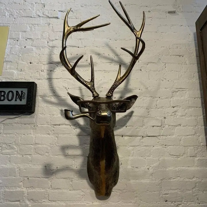 Wall Artwork Featuring Animal Head Design | elesira