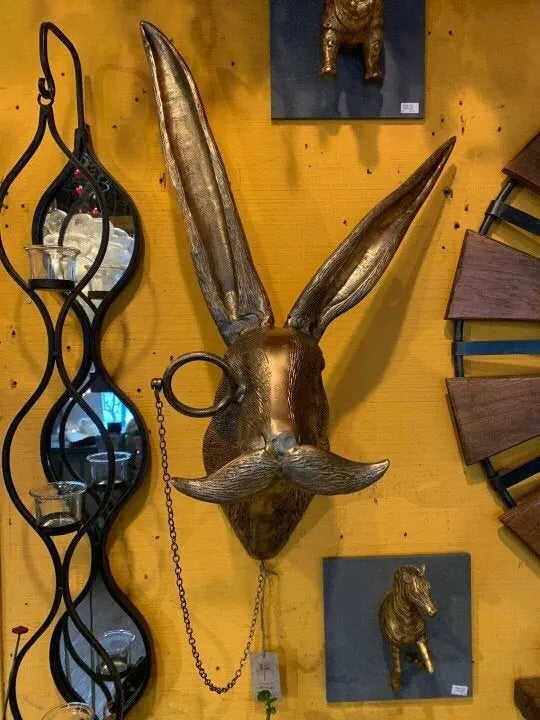 Wall Artwork Featuring Animal Head Design | elesira