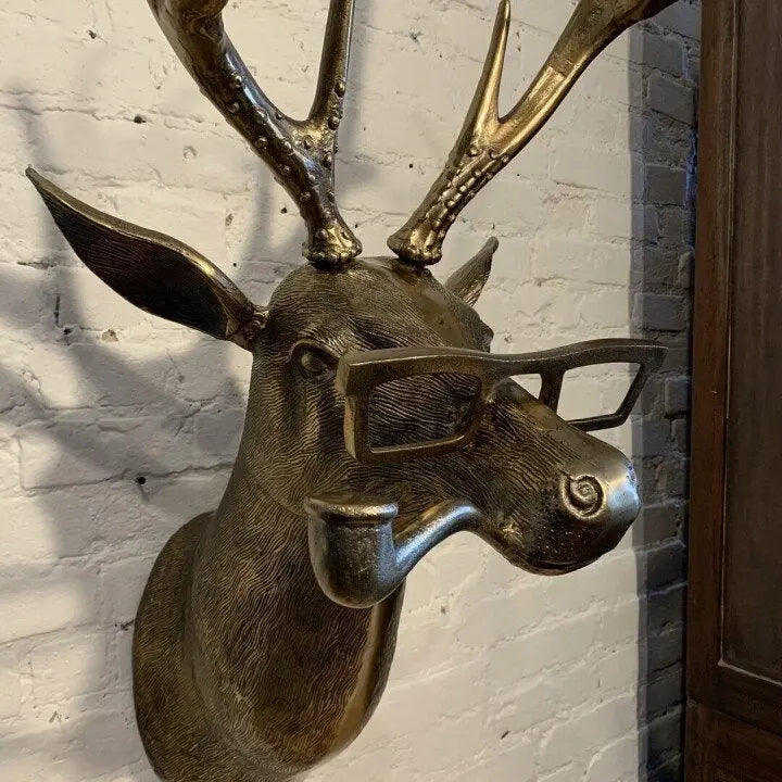 Wall Artwork Featuring Animal Head Design | elesira
