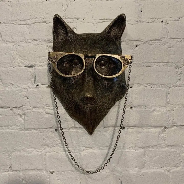 Wall Artwork Featuring Animal Head Design | elesira
