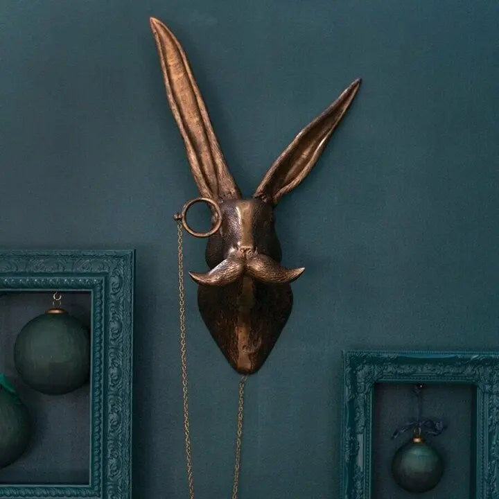 Wall Artwork Featuring Animal Head Design | elesira