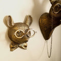 Wall Artwork Featuring Animal Head Design | elesira