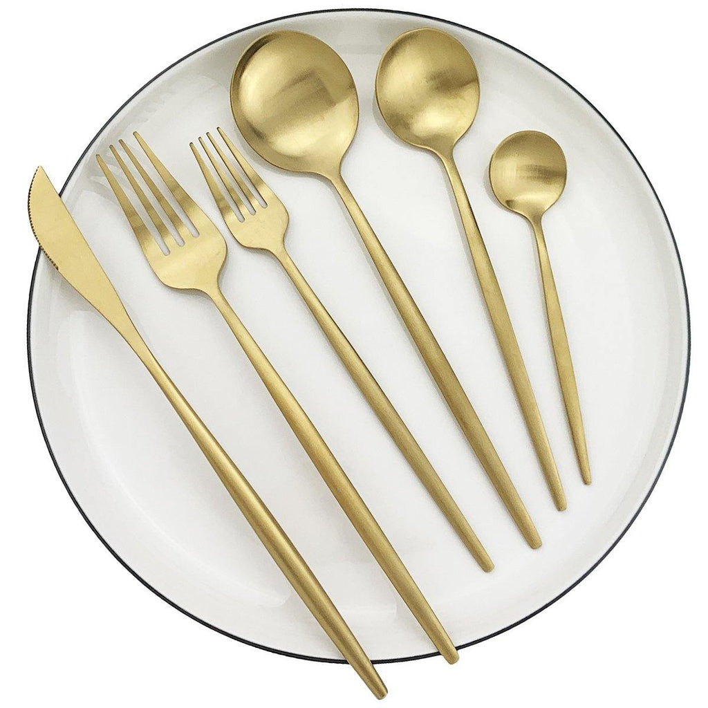 Sophisticated 36-Piece Stainless Steel Flatware Collection | elesira