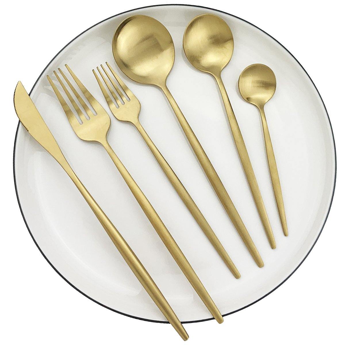 Sophisticated 36-Piece Stainless Steel Flatware Collection | elesira