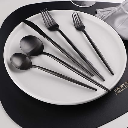 Sophisticated 36-Piece Stainless Steel Flatware Collection | elesira