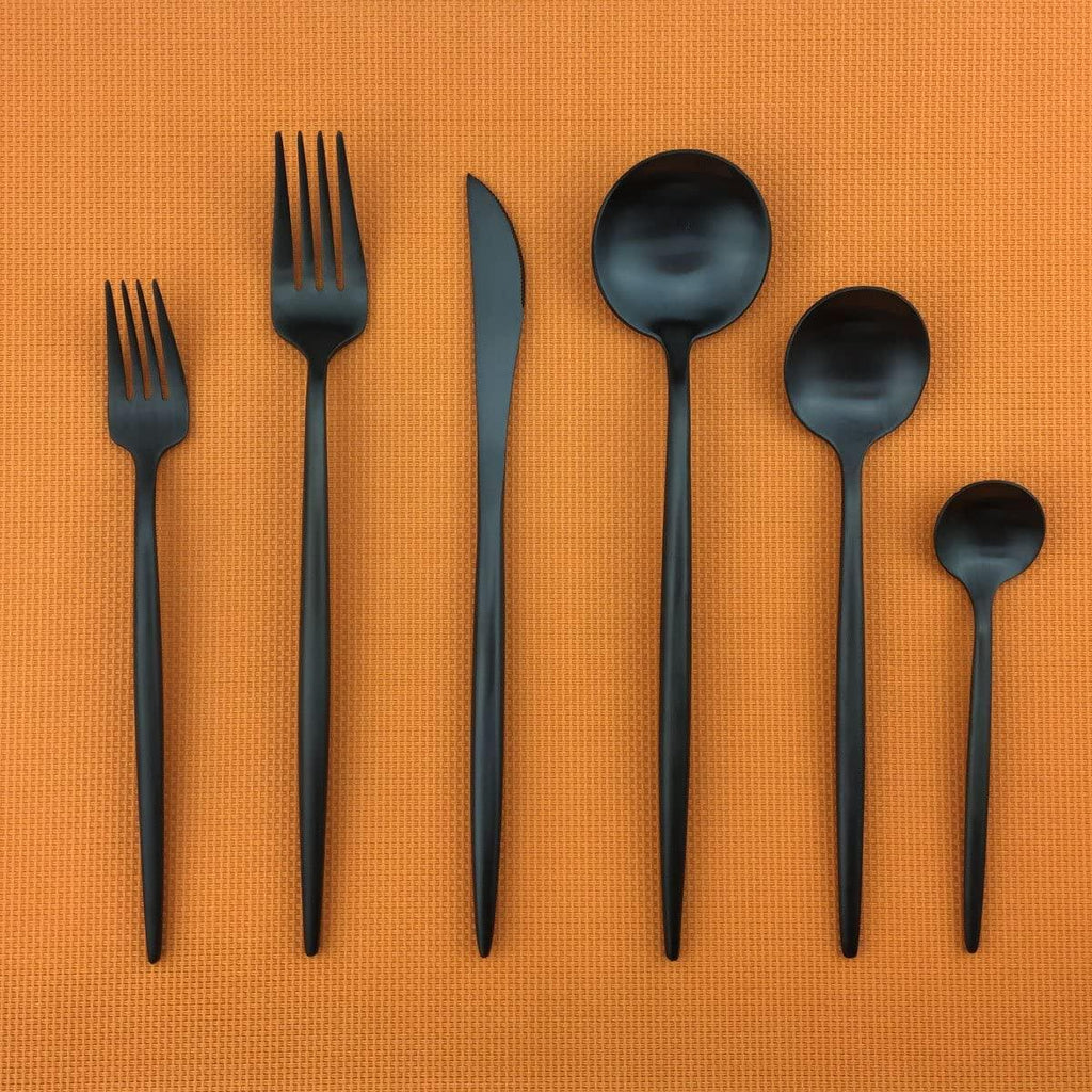 Sophisticated 36-Piece Stainless Steel Flatware Collection | elesira