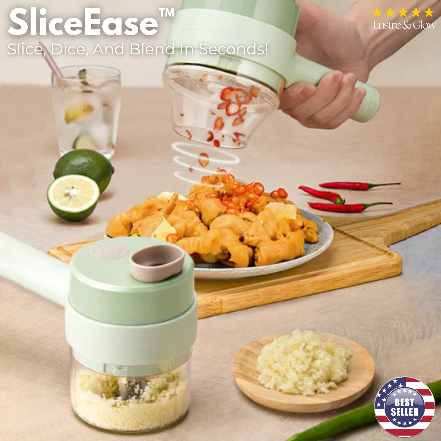SliceMaster Pro | Slice, Dice & Clean Faster for Stress-Free Cooking Joy | elesira