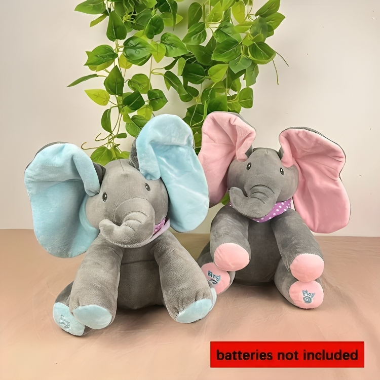 Singing Peek-a-Boo Elephant Toy | elesira