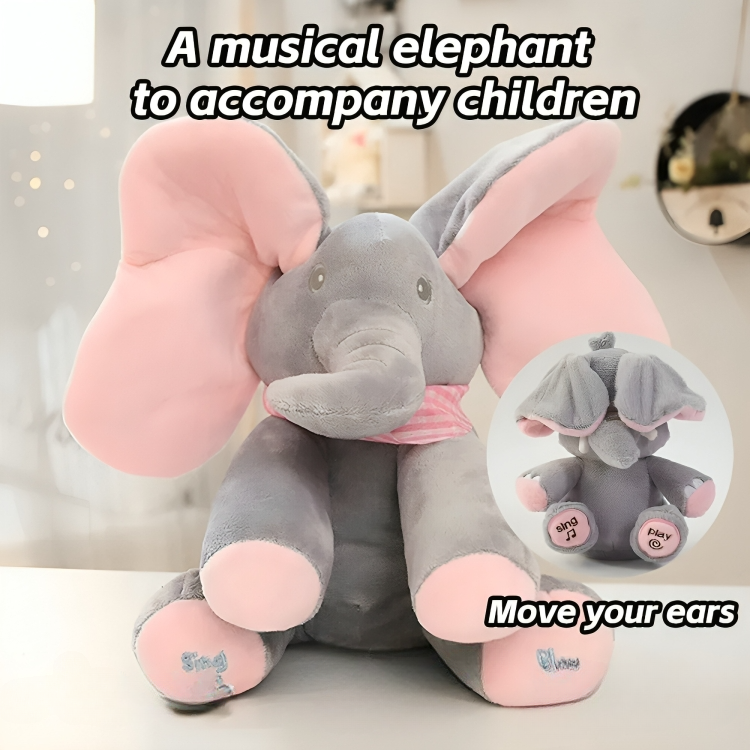 Singing Peek-a-Boo Elephant Toy | elesira