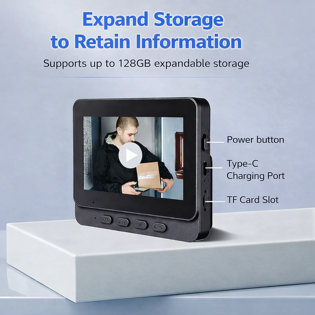 Video Doorbell with Camera - Live View and Two-Way Audio - Night Vision | elesira