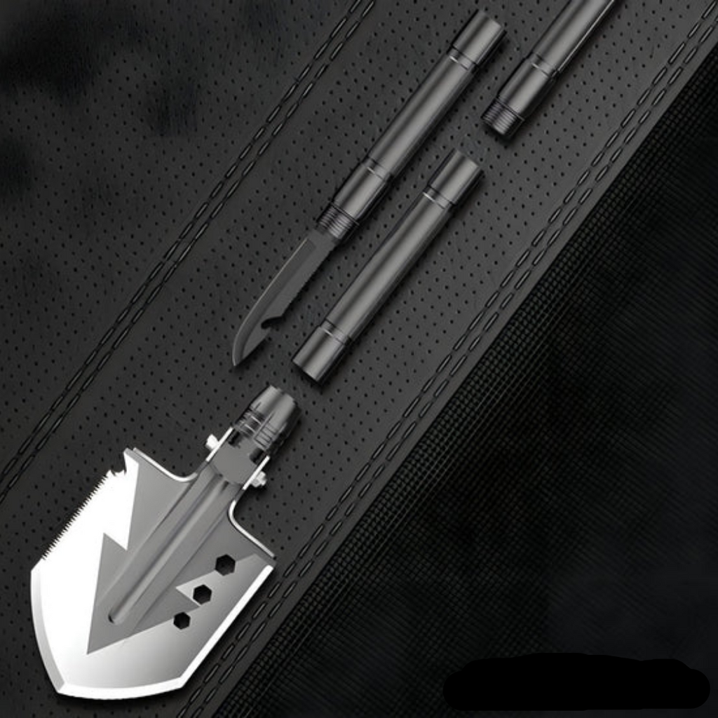 Versatile Folding Survival Shovel – 16 Essential Tools in One | elesira