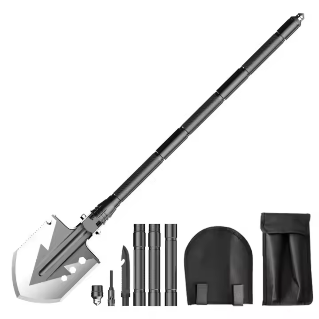 Versatile Folding Survival Shovel – 16 Essential Tools in One | elesira