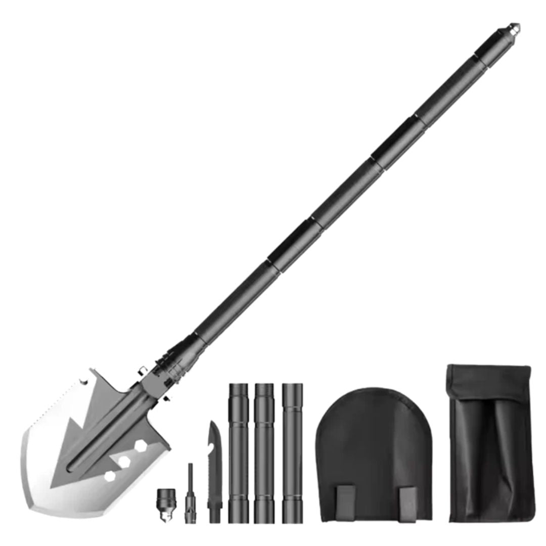 Versatile Folding Survival Shovel – 16 Essential Tools in One | elesira