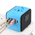 Smart reiseadapter med USB-ladeporter | elesira