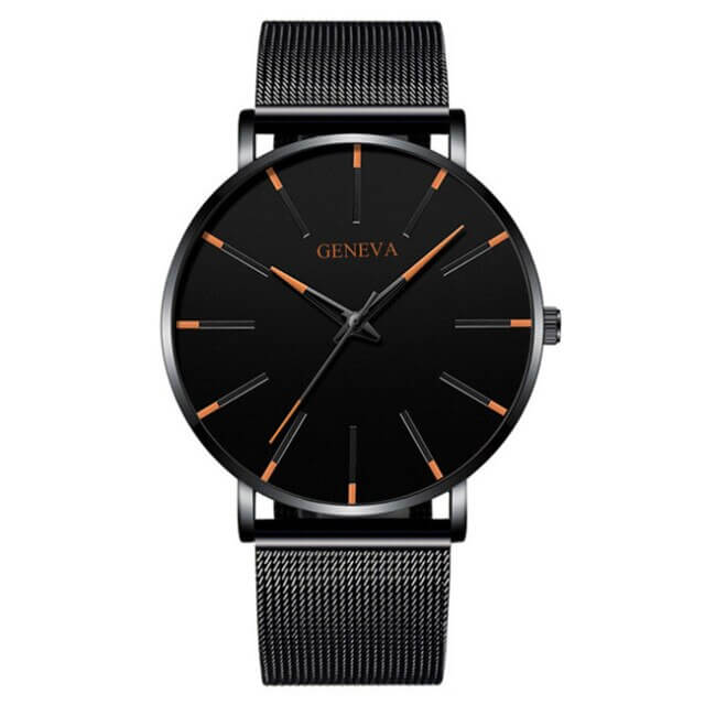 Sleek Men’s Essentials Watch with Elegant Stainless Steel Finish | elesira