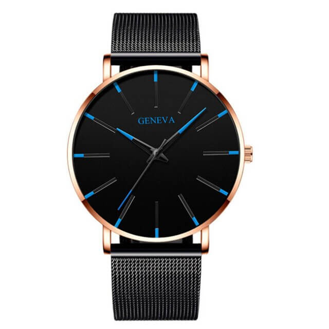 Sleek Men’s Essentials Watch with Elegant Stainless Steel Finish | elesira