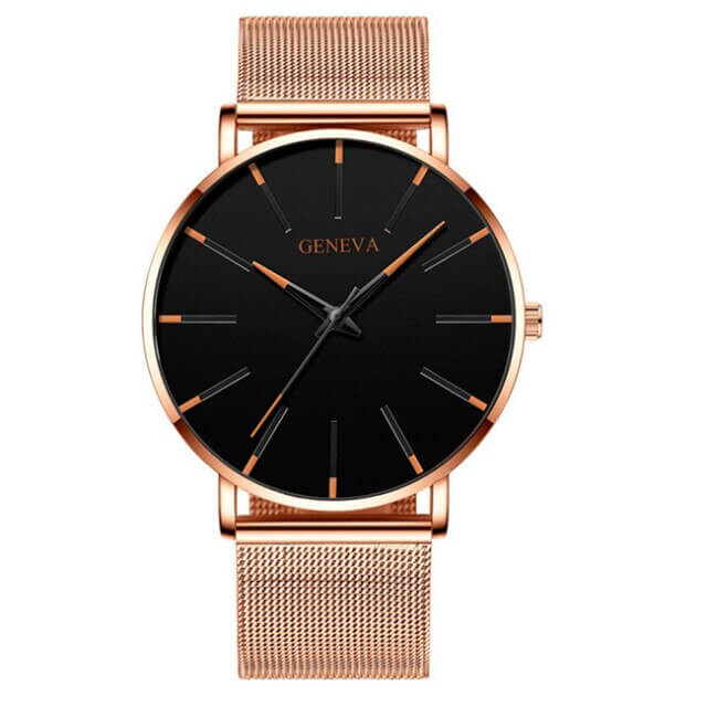 Sleek Men’s Essentials Watch with Elegant Stainless Steel Finish | elesira