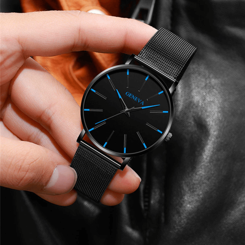 Sleek Men’s Essentials Watch with Elegant Stainless Steel Finish | elesira
