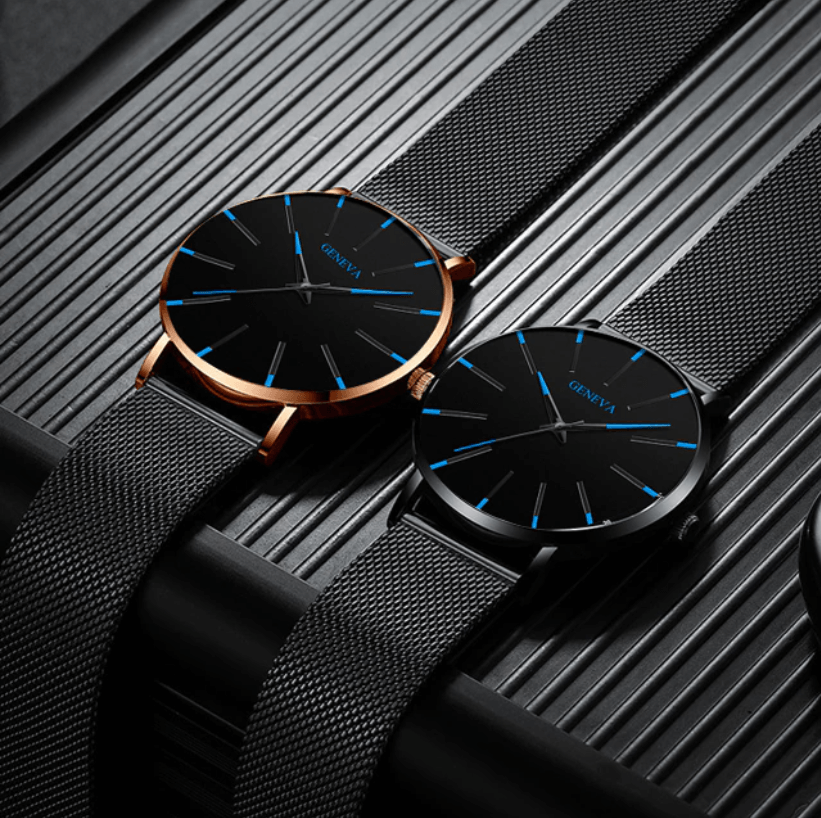 Sleek Men’s Essentials Watch with Elegant Stainless Steel Finish | elesira