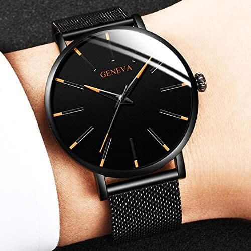 Sleek Men’s Essentials Watch with Elegant Stainless Steel Finish | elesira