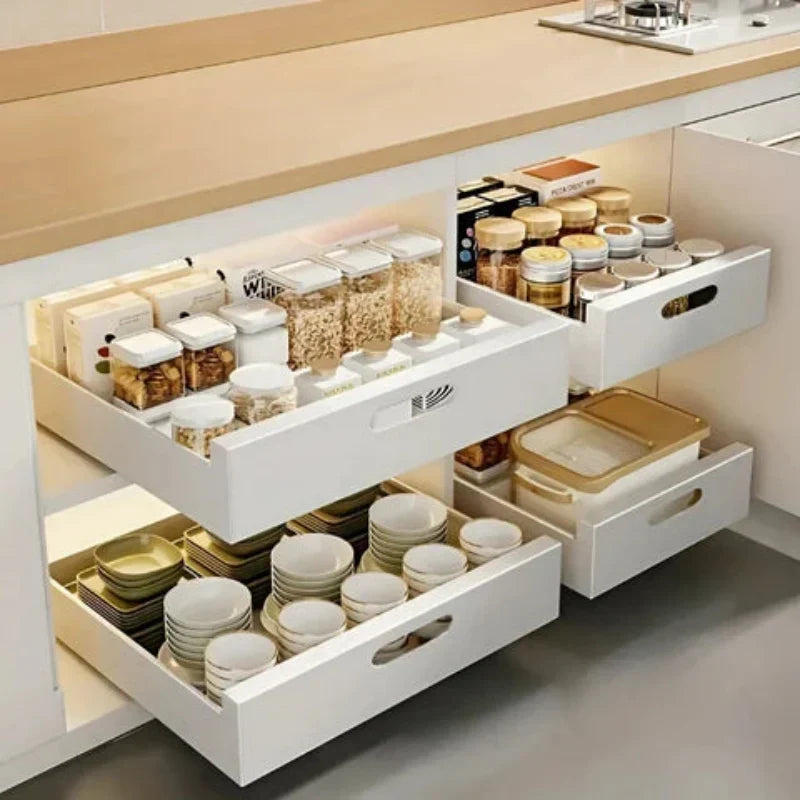 Système intelligent de rangement pour la cuisine - organiseur réglable sous évier | elesira
