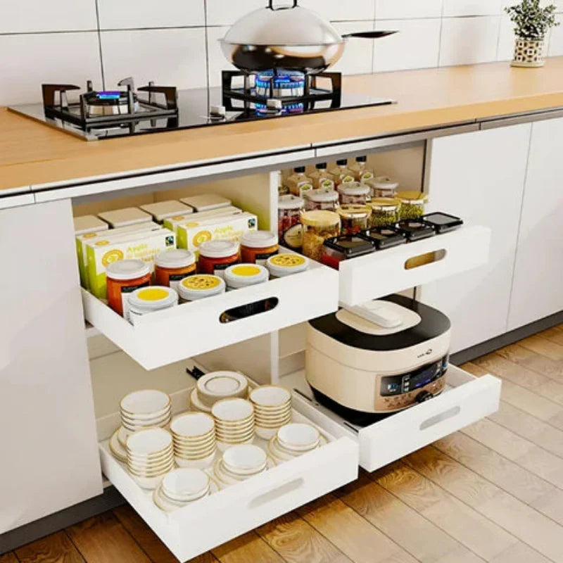 Système intelligent de rangement pour la cuisine - organiseur réglable sous évier | elesira