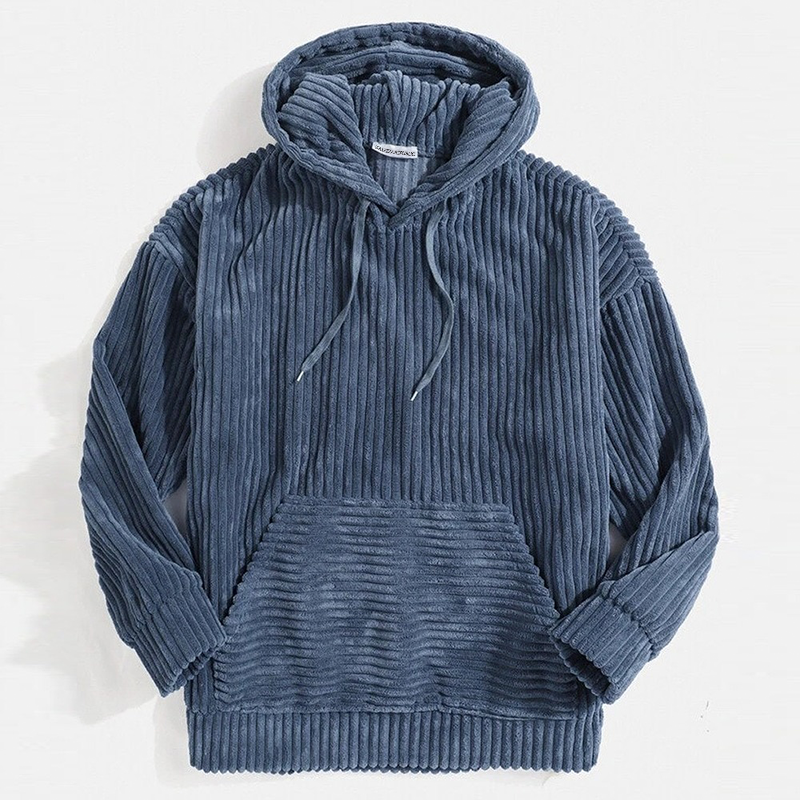 Kapuzenpullover aus weichem Veloursmaterial | elesira
