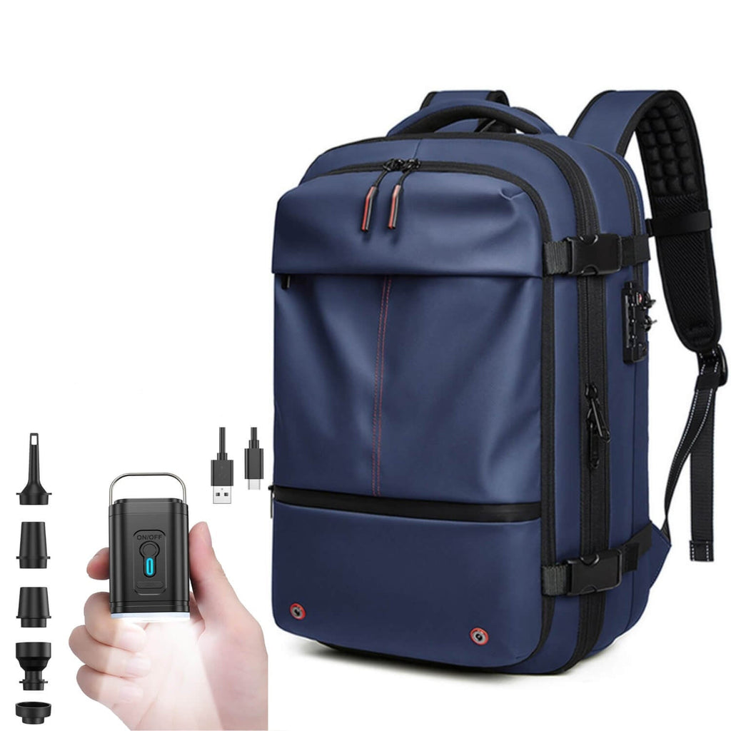 Mochila de viaje SpaceSaver Pro con sistema de compresión integrado | elesira