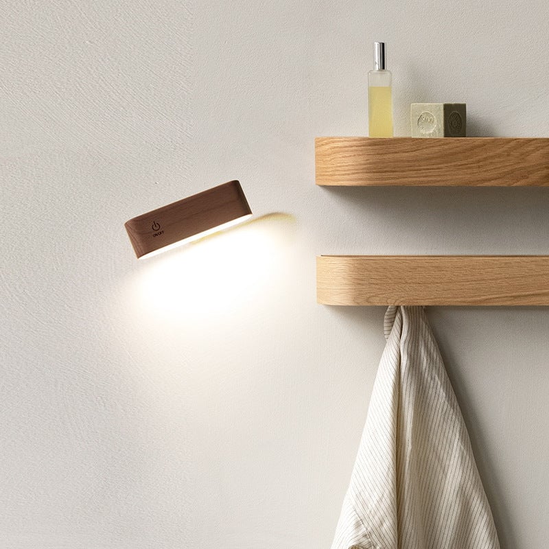 Wood Charging Dock – Elegant 360° Power and Light Control | elesira