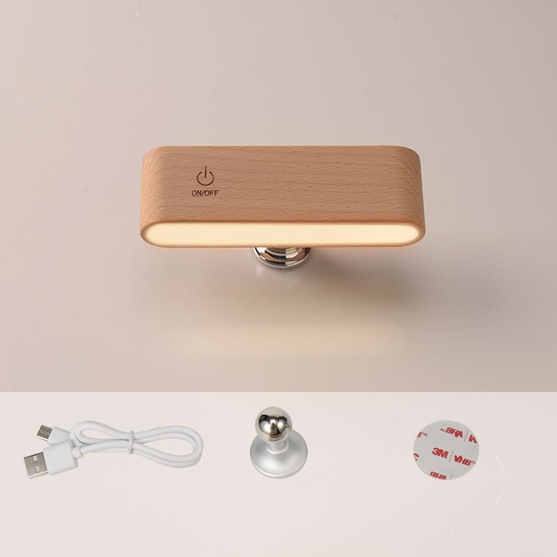 Wood Charging Dock – Elegant 360° Power and Light Control | elesira