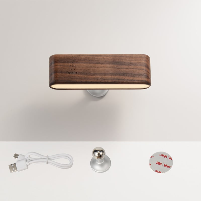 Wood Charging Dock – Elegant 360° Power and Light Control | elesira