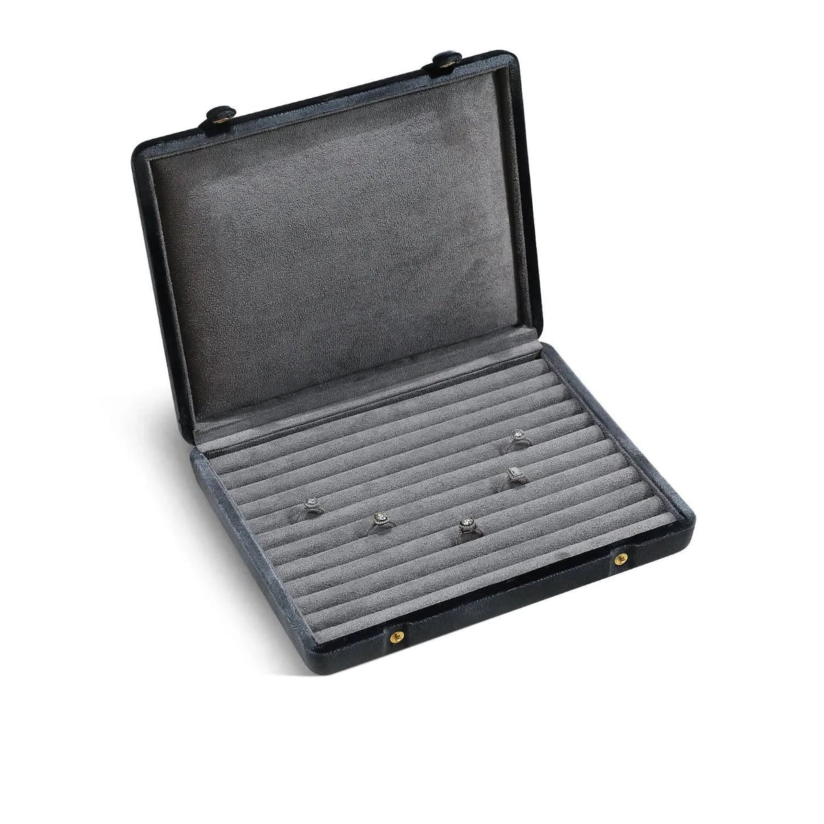 Velvet Jewelry Organizer Case for Elegant Vanity Storage | elesira