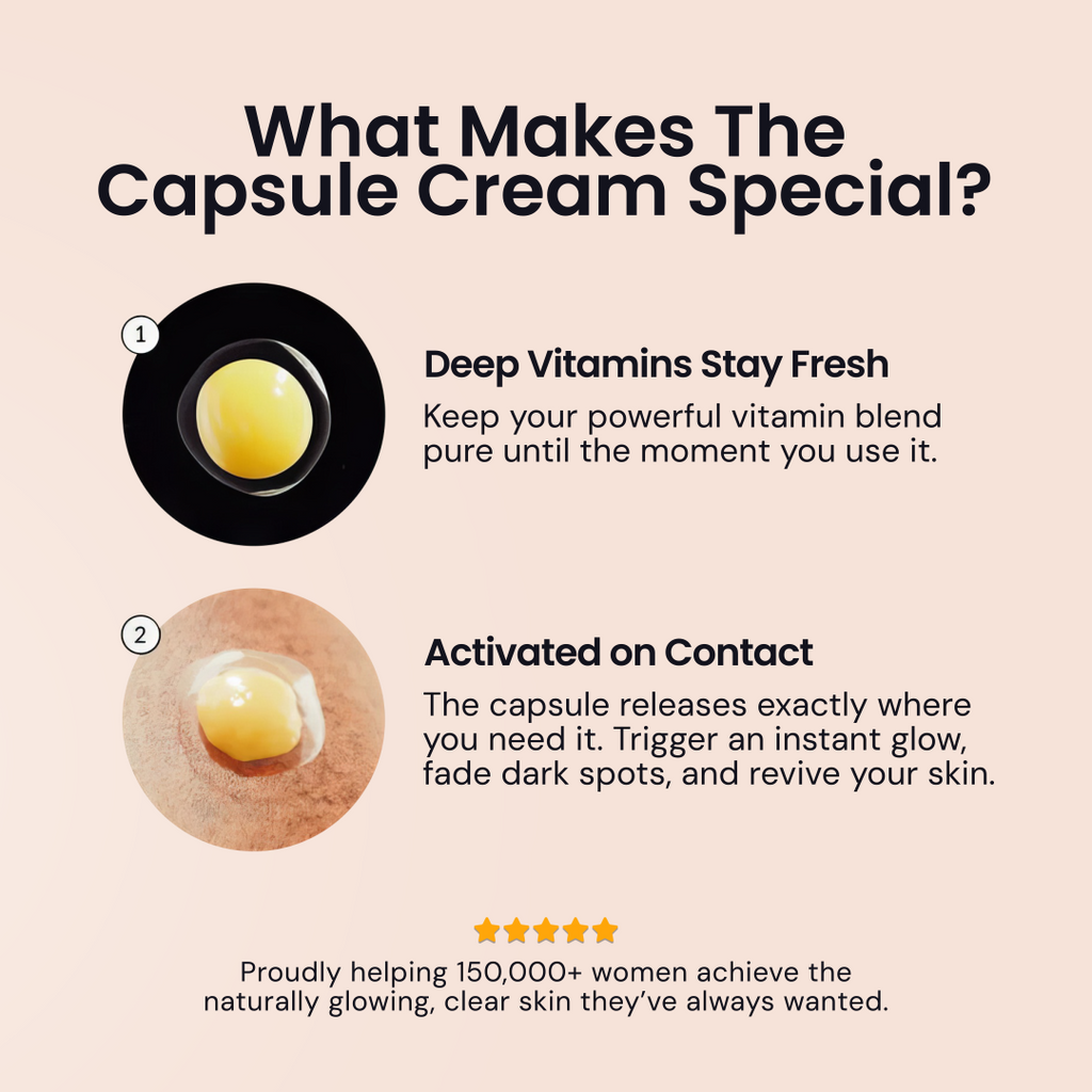 Cremă cu capsule de vitamina C pentru o piele radiantă | elesira