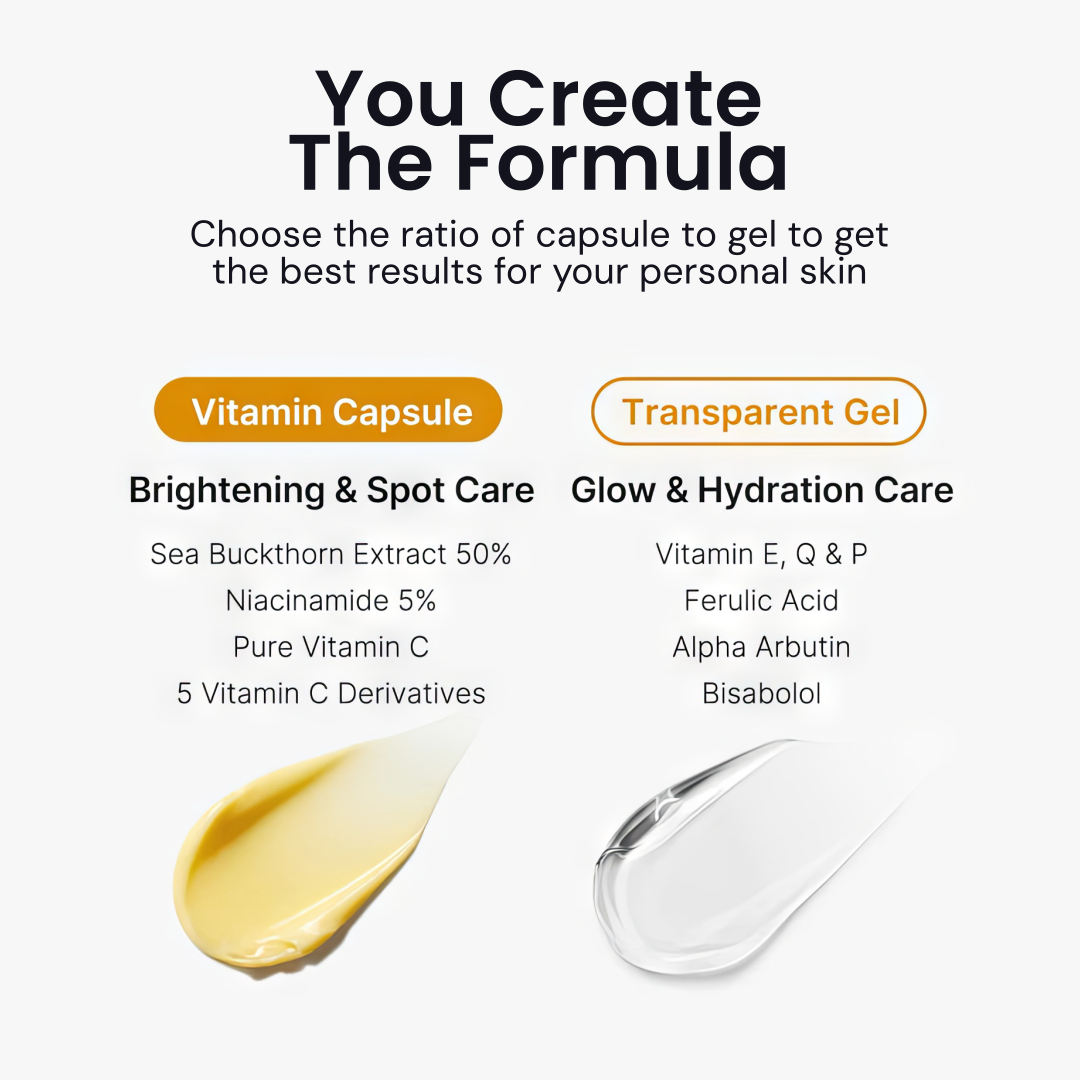 Cremă cu capsule de vitamina C pentru o piele radiantă | elesira