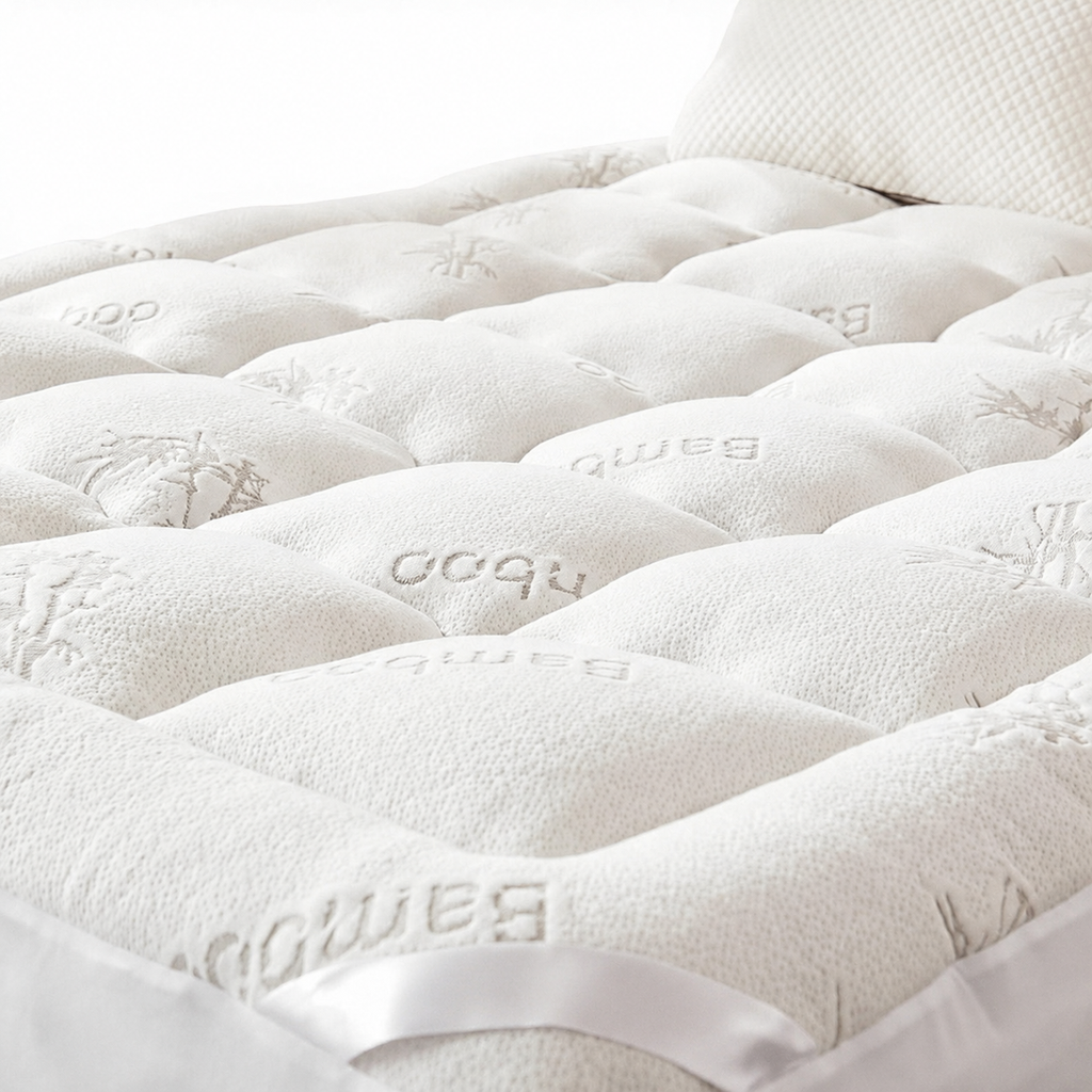 EcoComfort Collection -patjansuoja bambuviskoosista, tikattu, vedenpitävä ja hengittävä - Elesira