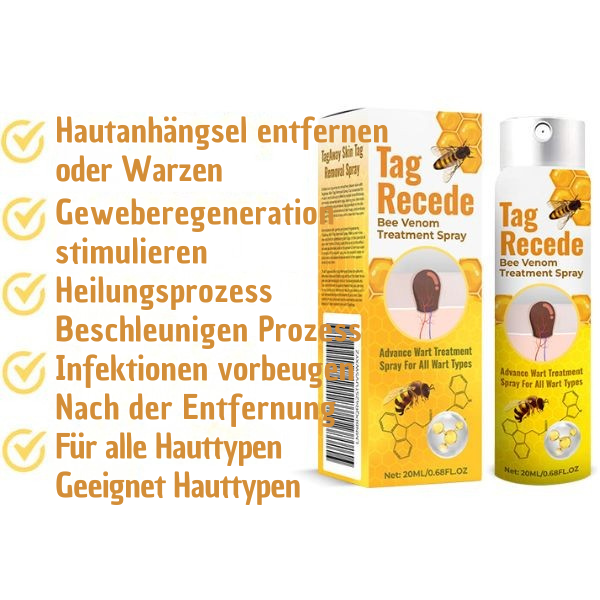 Wart Removal Spray with Bee Venom Formula - Pain-Free Solution | elesira